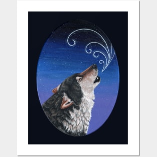 Howling Wolf Posters and Art